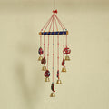  Om - Handpainted Wooden Decorative Bell Hanging