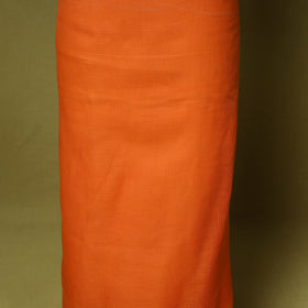 Orange - 2pc cotton unstitched hand embroidery kota doria