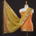 2pc Handloom Silk Cotton Maheshwari Dress Material