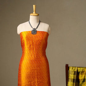 2pc Mulberry Silk Pochampally Ikat Dress Material 