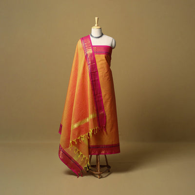 2pc unstitched kandangi chettinad cotton dress material 16