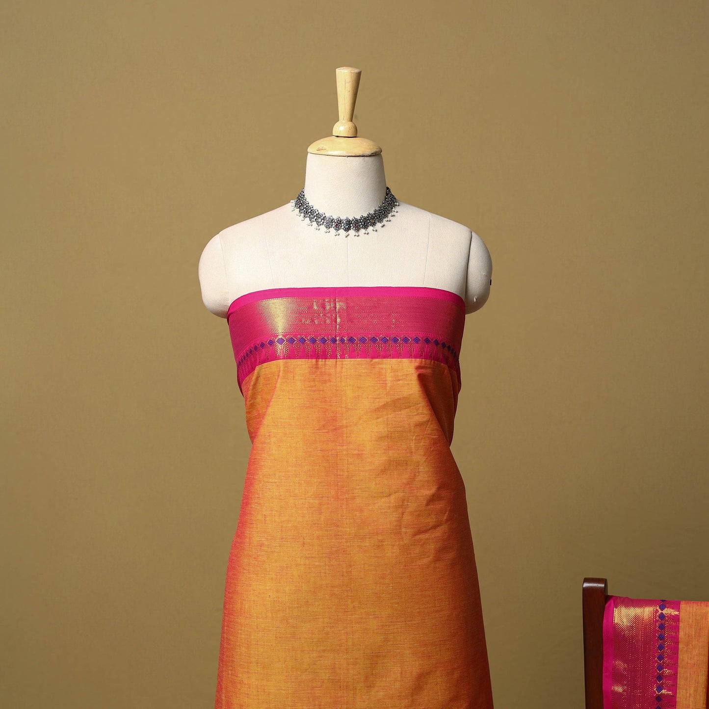 2pc unstitched kandangi chettinad cotton dress material 16