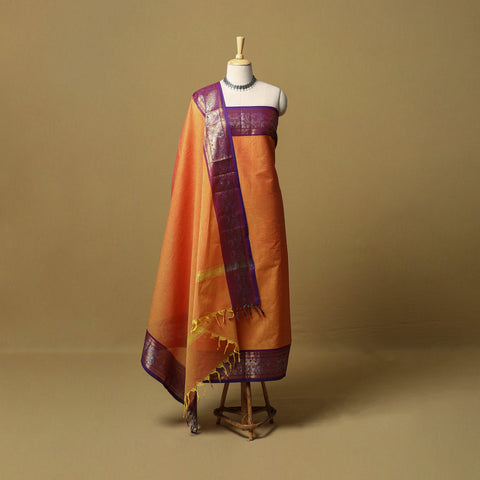 2pc unstitched kandangi chettinad cotton dress material 21