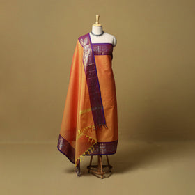 2pc unstitched kandangi chettinad cotton dress material 21