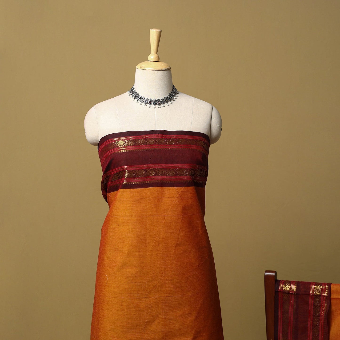 2pc unstitched kandangi chettinad cotton dress material 24