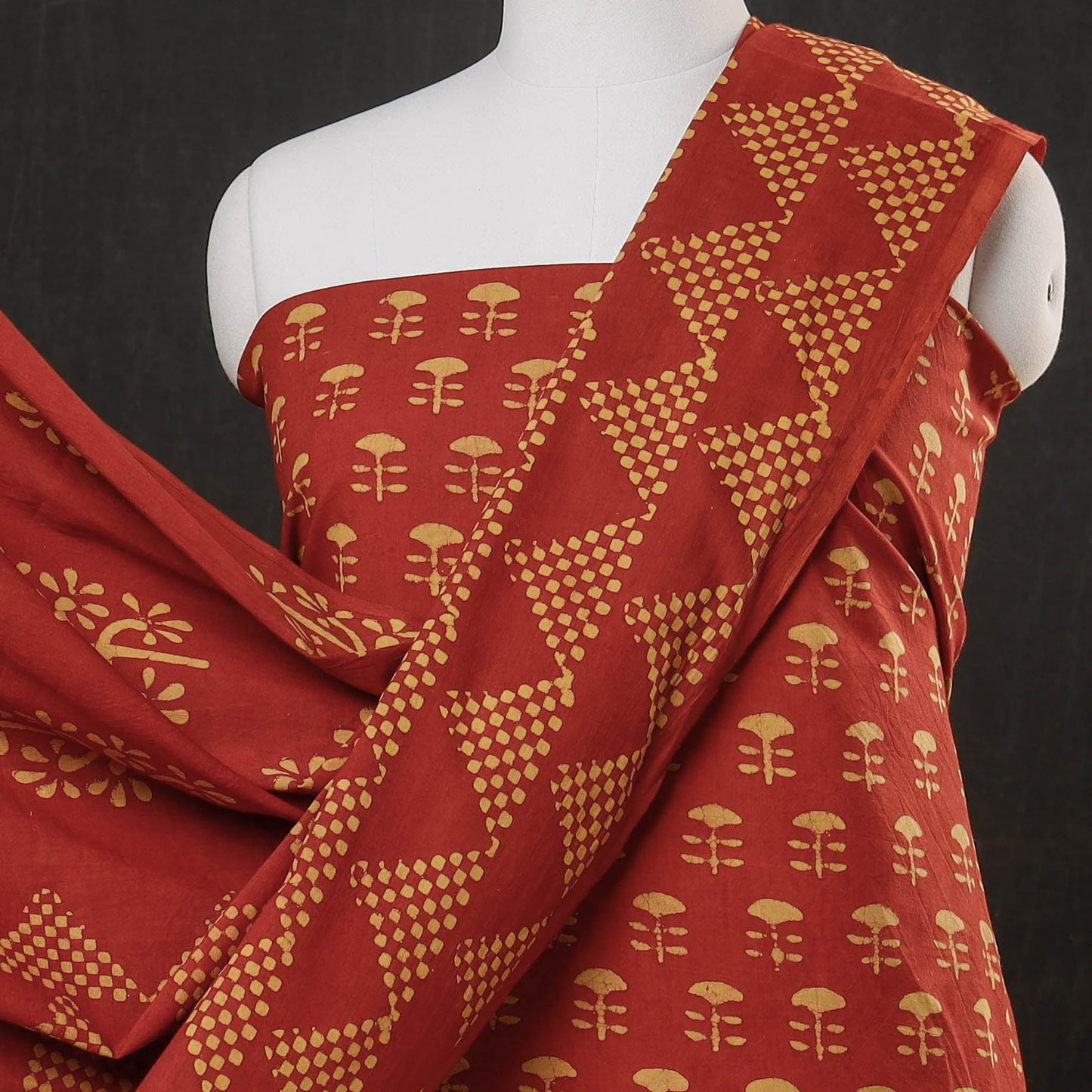 Pipad Print Dress Material – Premium 3pc Cotton Set