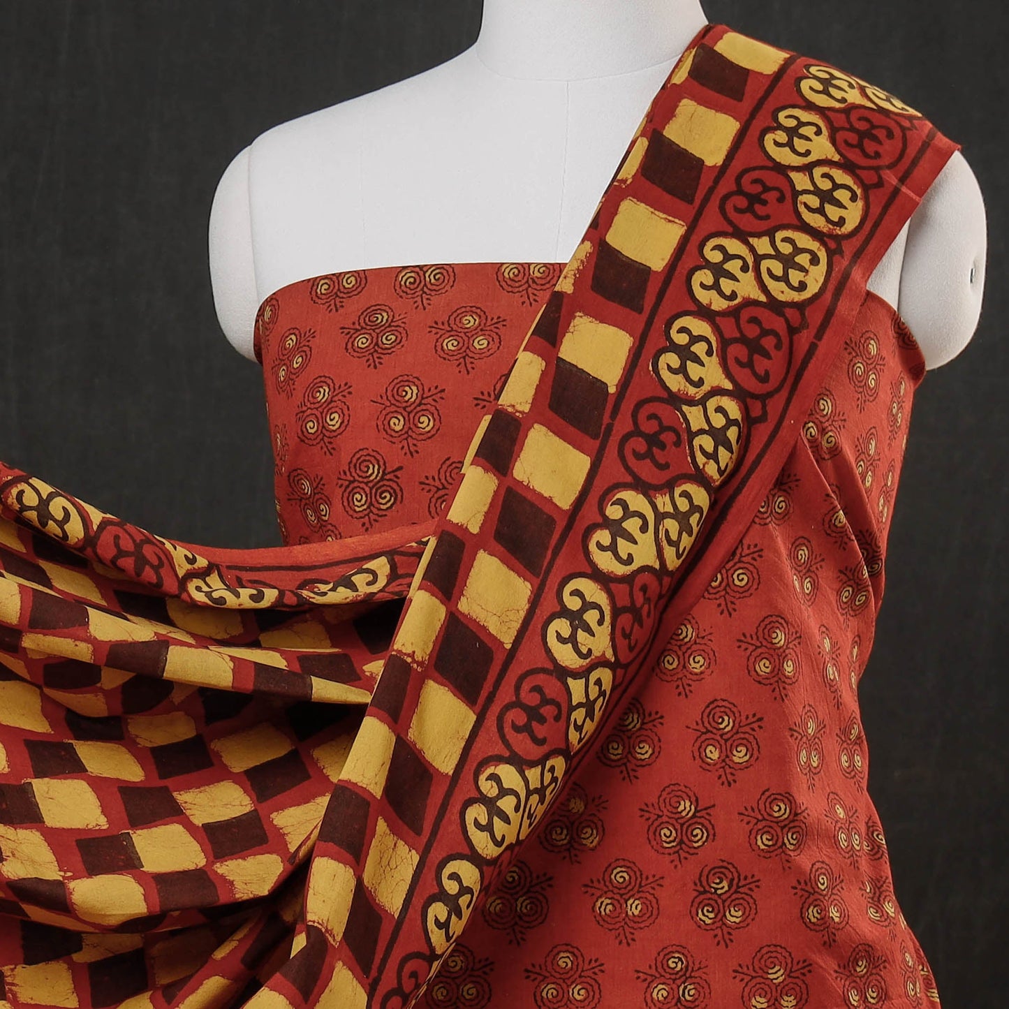 Pipad Print Dress Material – Premium 3pc Cotton Set