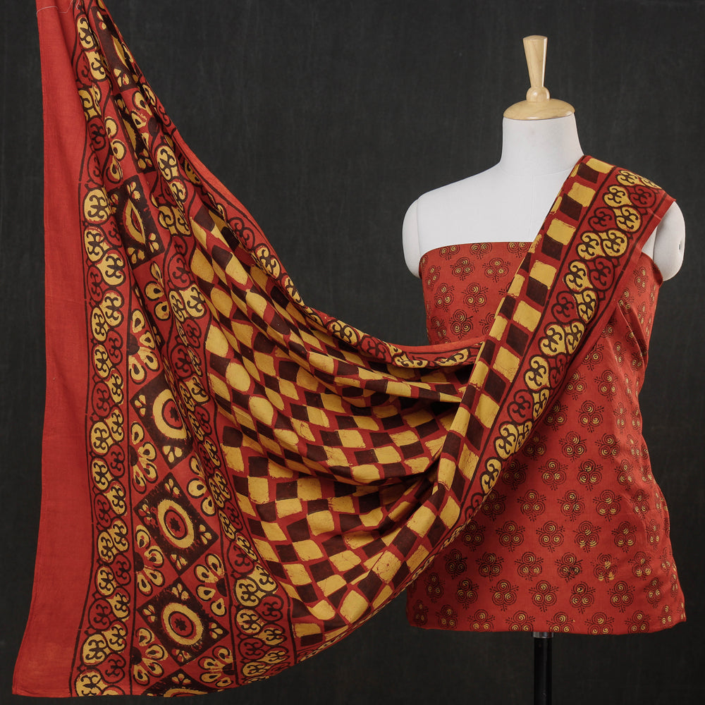 Pipad Print Dress Material – Premium 3pc Cotton Set