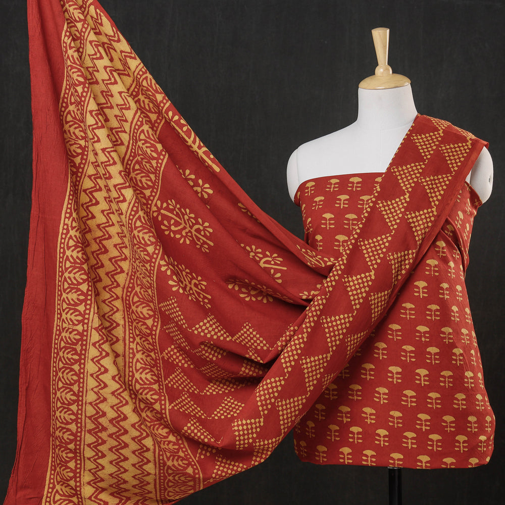 Pipad Print Dress Material – Premium 3pc Cotton Set