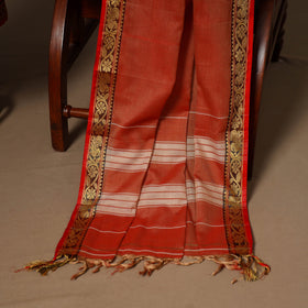 Orange - 3pc cotton unstitched dharwad dress material 03