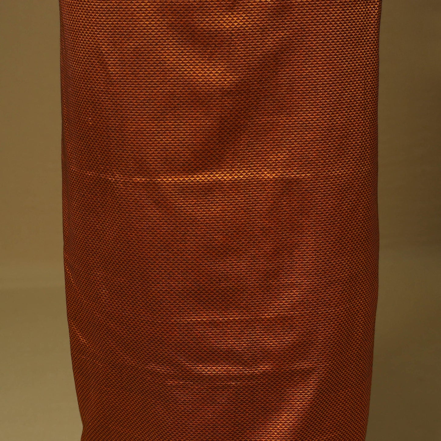 Orange - 3pc karnataka weave cotton unstitched khun dress