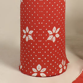 3pc Kutch Tie-Dye Satin Cotton Bandhani Dress Material