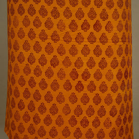 Yellow - 3pc Modal Silk Unstitched Bagh Print Suit Material Set 