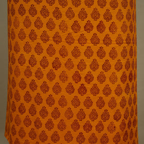 Yellow - 3pc Modal Silk Unstitched Bagh Print Suit Material Set 