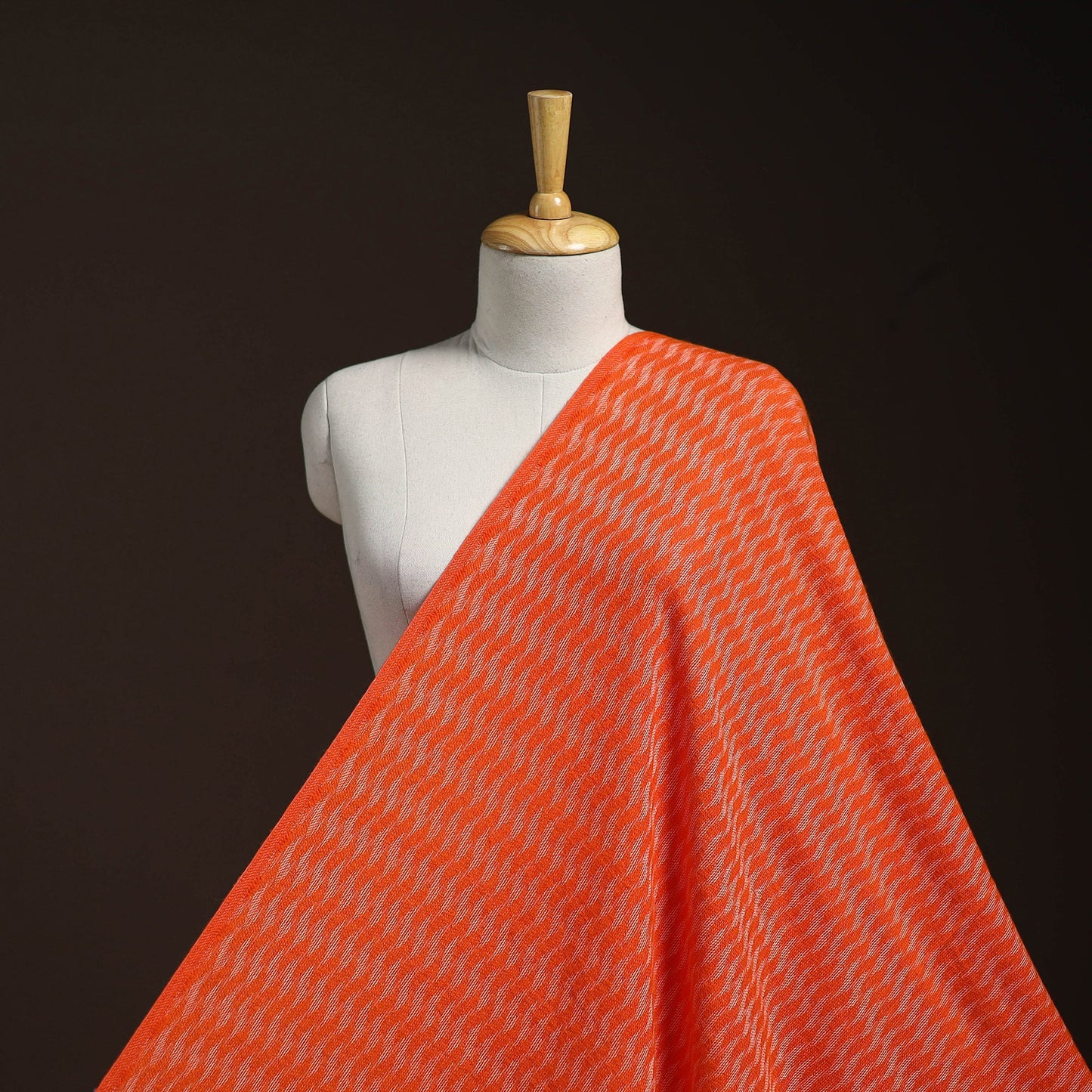 Orange - acrylic fine wool fabric (width - 44 in) 03