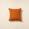 Orange - bagh cotton cushion cover 26 - handcrafted