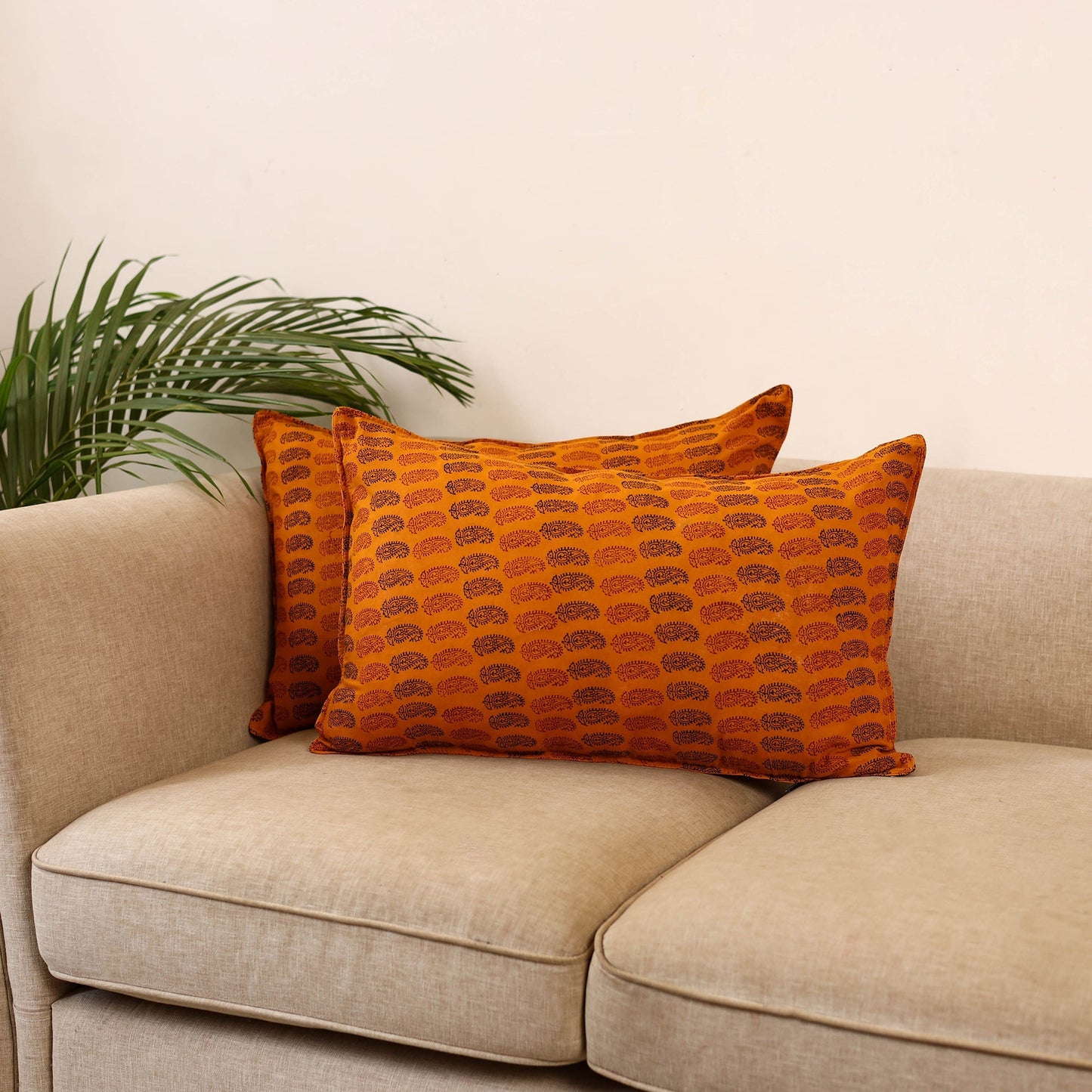 Bagh hand pillow cover (set of 2) 15 - handcrafted