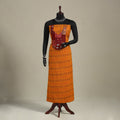 Orange - bagh patchwork cotton unstitched kurta material
