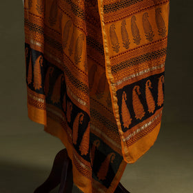 Buy Bagh Block Printed Chanderi Silk Dupatta 49 Online at iTokri.com