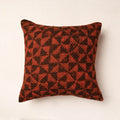  Bagru Block Printed Jute Cushion Cover (16 x 16 in) Online at iTokri.com