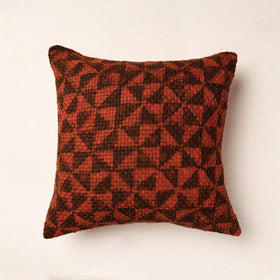  Bagru Block Printed Jute Cushion Cover (16 x 16 in) Online at iTokri.com