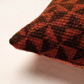  Bagru Block Printed Jute Cushion Cover (16 x 16 in) Online at iTokri.com