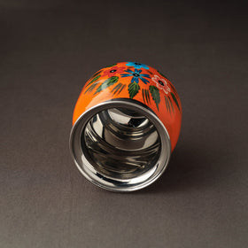  Banaras Handpainted Stainless Steel Lota / Pooja Kalash / Container 
