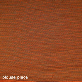Orange - Bandhani Tie-Dye Kota Doria Cotton Saree 23