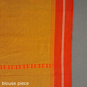  Orange Bengal Handwoven Cotton Begumpuri Saree