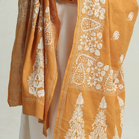 Kantha Embroidery Silk Dupatta