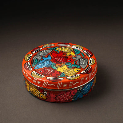  Bengal Patua Handpainted Stainless Steel Casserole