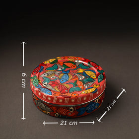  Bengal Patua Handpainted Stainless Steel Casserole