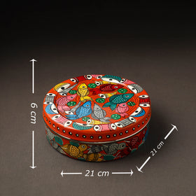  Bengal Patua Handpainted Stainless Steel Casserole