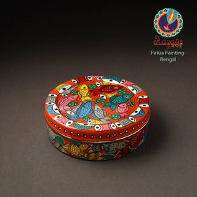  Bengal Patua Handpainted Stainless Steel Casserole