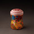  Bengal Patua Handpainted Stainless Steel Multi Utility Canister 