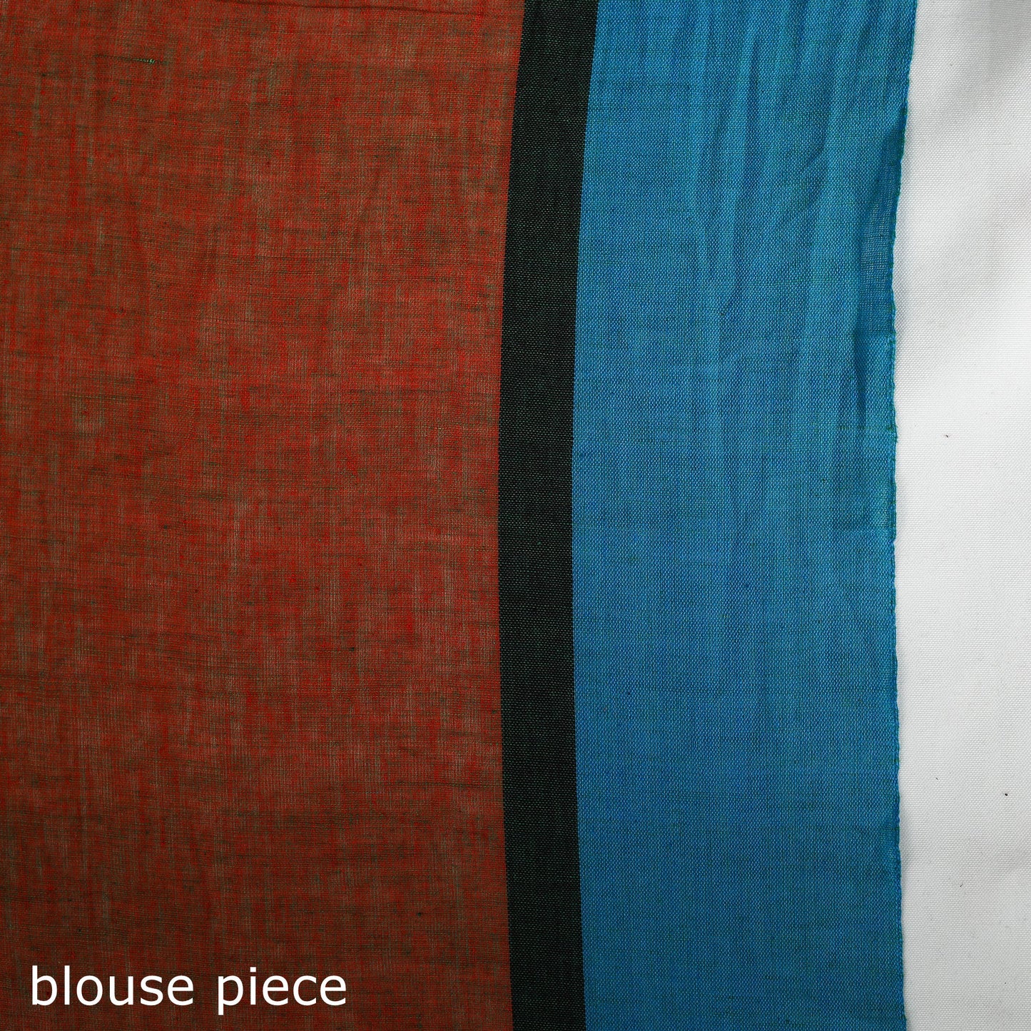 Orange - bishnupur mul cotton saree from bengal 02