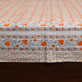 Cotton double sanganeri bed sheet set (108 x 90 in) 06
