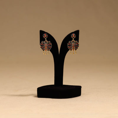 Butterfly - handcrafted paka meenakari earrings 104