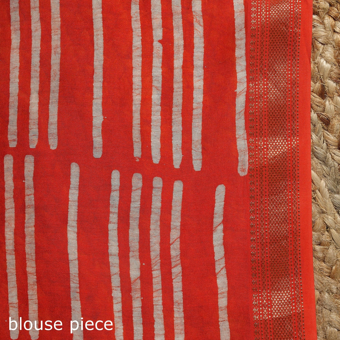 Chanderi silk hand batik saree 12 - handcrafted