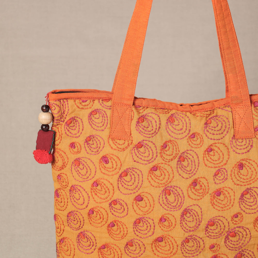  Orange Chandi Maati Tagai Work Tote Bag 