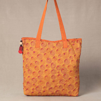  Orange Chandi Maati Tagai Work Tote Bag 
