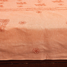 chikankari double bed cover set