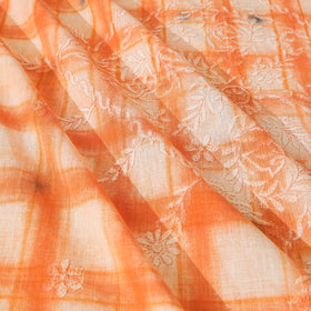 chikankari double bed cover set