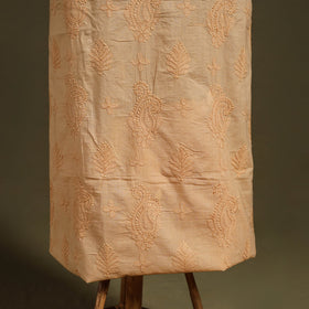 Chikankari Hand Embroidery Mul Cotton Kurta Material