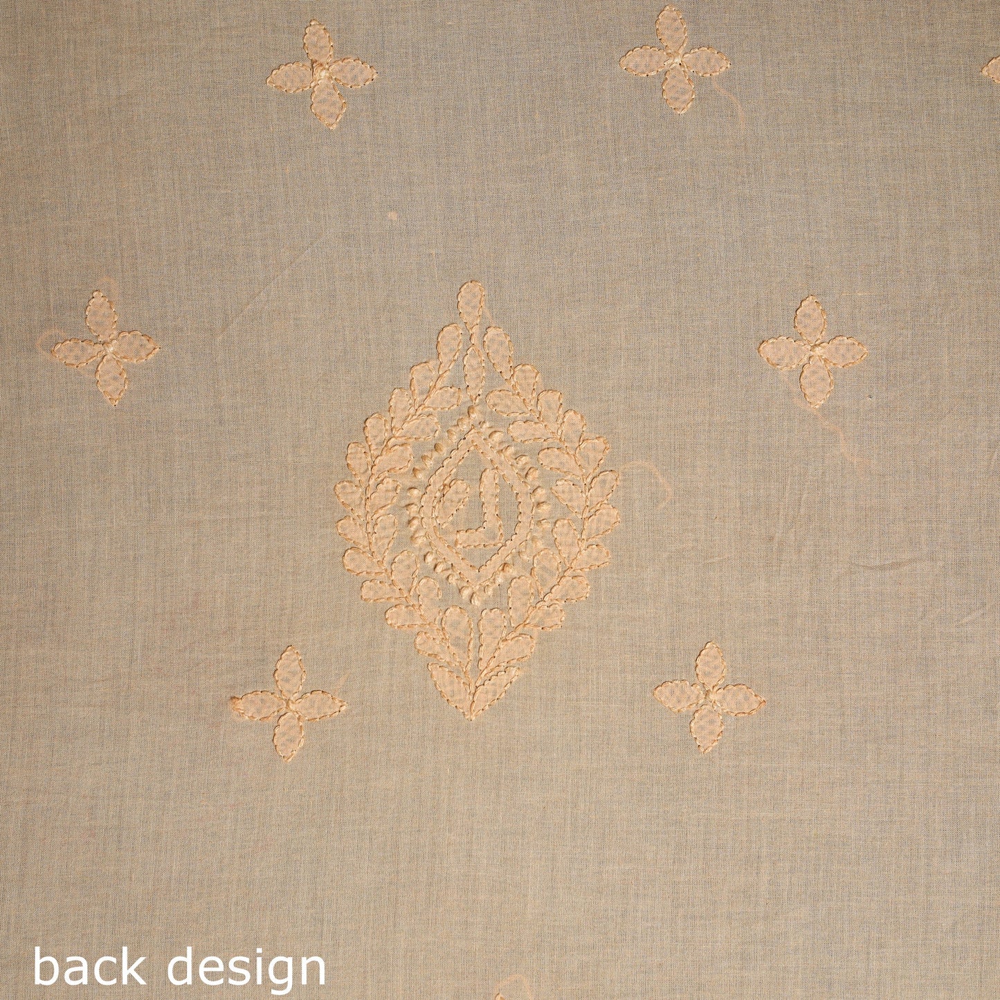 Chikankari Hand Embroidery Mul Cotton Kurta Material