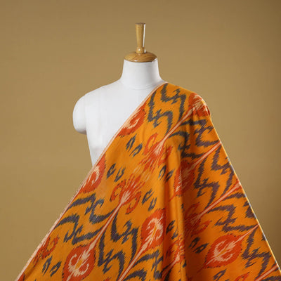 Cotton central asian pochampally ikat fabric 09