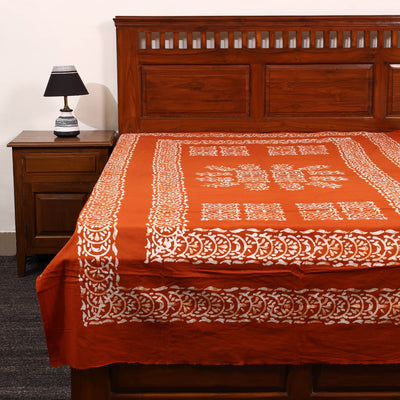 Buy Hand Batik Print Bed Sheet Online at iTokri.com