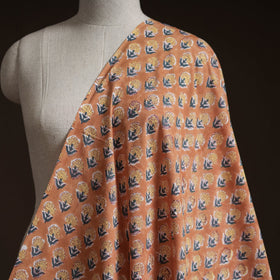 Cotton hand block sanganeri print fabric 18 - handcrafted