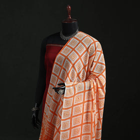 Cotton jaipur printed dupatta 78 - handcrafted