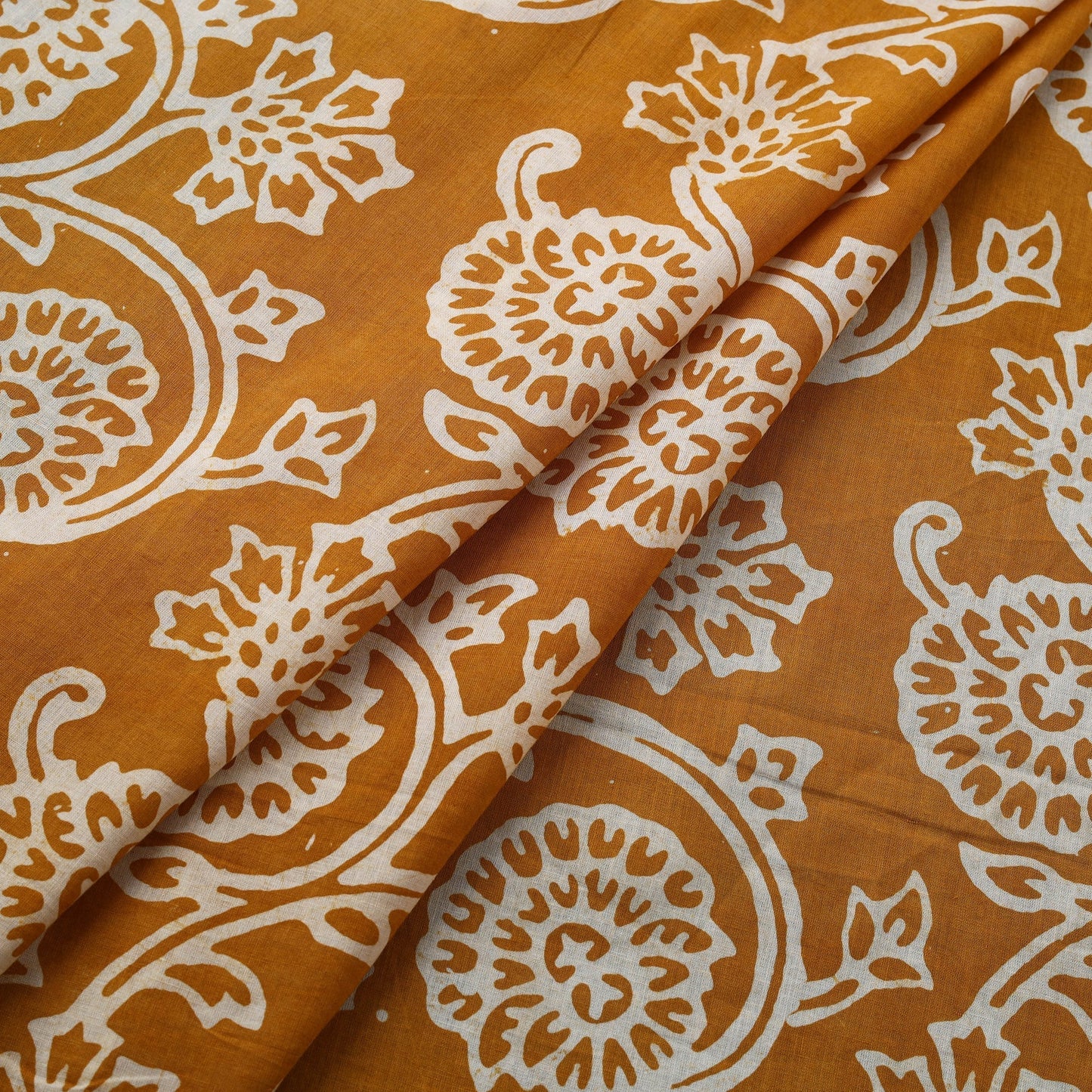 Cotton kutch hand block batik print fabric 06 - handcrafted